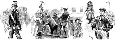 London Dockers Strike, september 1889 av Unbekannt