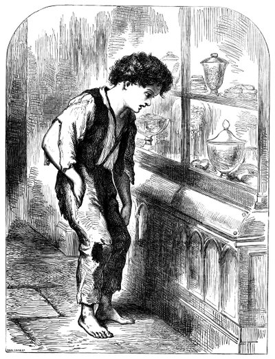 London Street Arab, 1883 av Unbekannt
