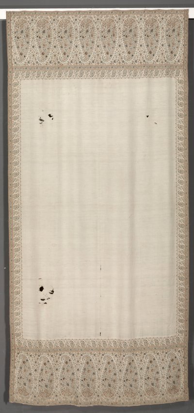Langt sjal, ca. 1815. av Unbekannt