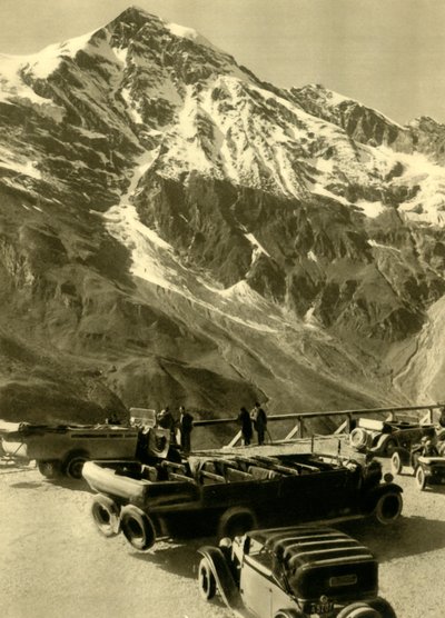 Utkikkspunkt ved Hochmais på Grossglockner Alpine Road, Østerrike, c1935. av Unbekannt
