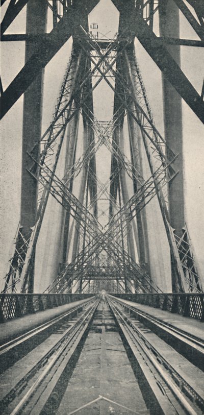 Blick durch die Forth Bridge, 1926 von Unbekannt