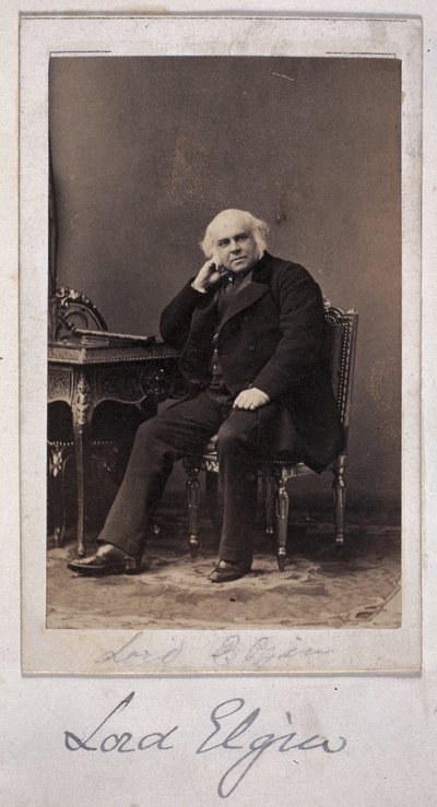 Lord Elgin , britisk diplomat, ca 1860 av Unbekannt