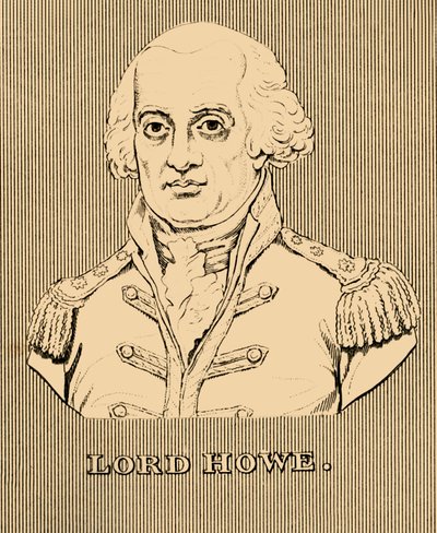 Lord Howe, 1726-1799, 1830. av Unbekannt
