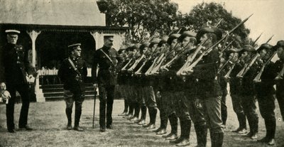 Lord Kitchener gjennomgår australske kadetter, første verdenskrig, c1914, c1920. av Unbekannt