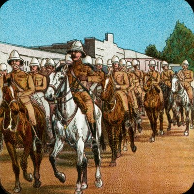Lord Roberts går inn i Pretoria, Boer War, Sør-Afrika, 1900 1925 av Unbekannt