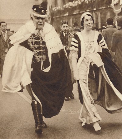 Lord og Lady Armstrong, 12. mai 1937 av Unbekannt