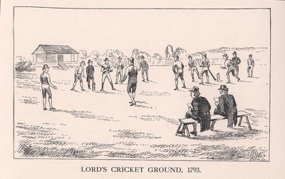Lords cricketbane, London, 1793 1912 av Unbekannt