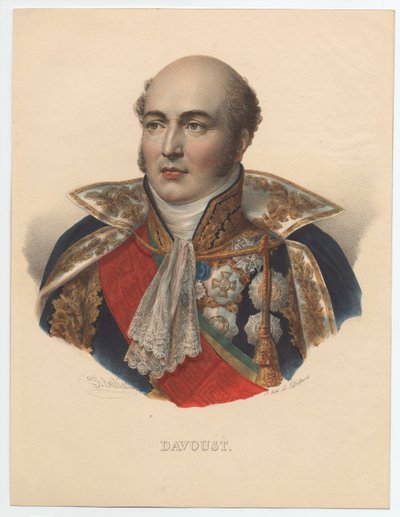 Louis-Nicolas Davout 1770-1823, marskalk av Frankrike, 1835 av Unbekannt