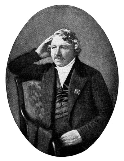 Louis Daguerre 1787-1851, fransk fotograf, 1900 av Unbekannt