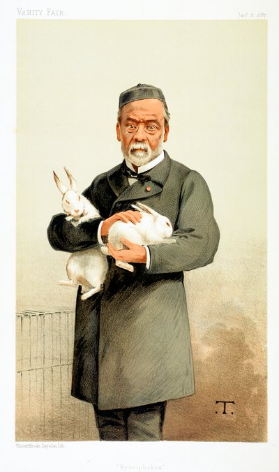 Louis Pasteur, fransk kjemiker og grunnlegger av moderne bakteriologi, 1887 av Unbekannt