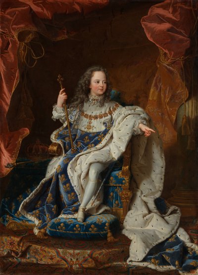 Louis XV 1710-1774 som barn, ca. 1716-24. av Unbekannt