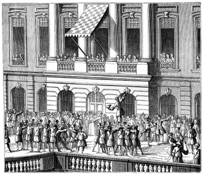 Louis XV i Strasbourg, 1744, 1885 av Unbekannt