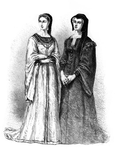 Louise av Savoy og Marguerite av Valois, 1800-tallet av Unbekannt