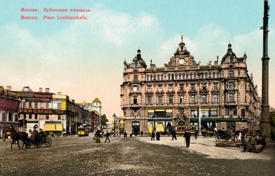 Lubyanka-plassen, Moskva, Russland, c1890-c1905. av Unbekannt