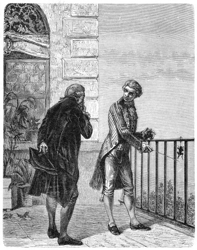 Luigi Galvani , italiensk fysiolog fra 1700-tallet, 1880 av Unbekannt