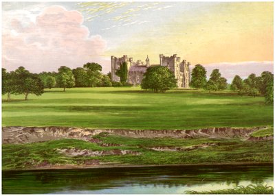 Lumley Castle, County Durham, hjemmet til jarlen av Scarbrough, c1880 av Unbekannt
