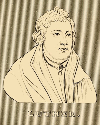 Luther, 1483-1546, 1830. av Unbekannt
