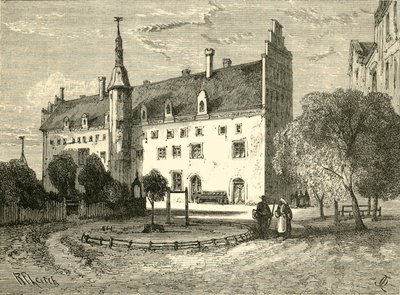 Luthers hus, Wittenberg, 1890. av Unbekannt