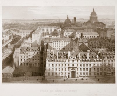 Lycee of Louis-le-Grand, Paris, 1867 av Unbekannt