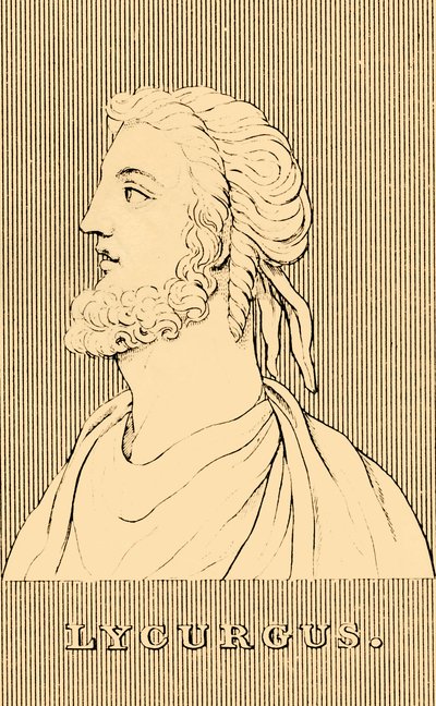 Lycurgus, fl c820 f.Kr., 1830. av Unbekannt
