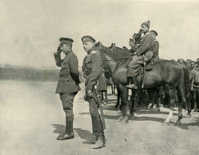 M. Kerensky hyller troppene, juli 1917, 1919. av Unbekannt