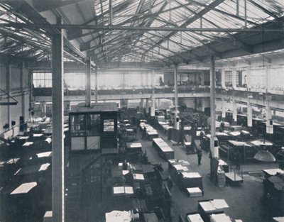 Maskinhall, 1916 av Unbekannt
