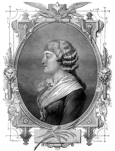 Madame Roland, fransk revolusjonær, 1700-tallet 1882-1884 av Unbekannt