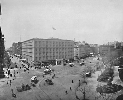 Madison Square, 1800-tallet av Unbekannt