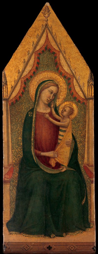 Madonna and Child Enthroned, ca. 1335-39. av Unbekannt