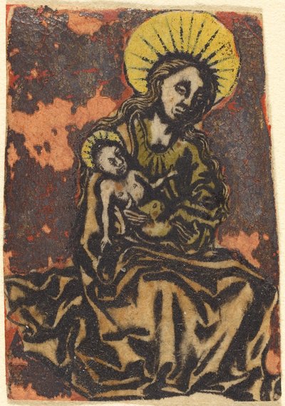 Madonna og barn, ca. 1480. av Unbekannt