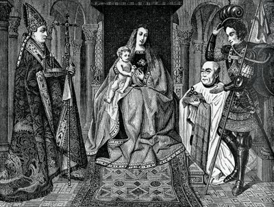 Madonna og barn med kanon Joris van der Paele, 1436, 1870 av Unbekannt