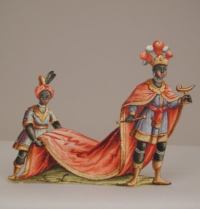 Magus med maurisk ledsager, 1700-tallet. av Unbekannt