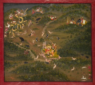 Maharaja Jagat Singh Hunting, 1734-1751. av Unbekannt