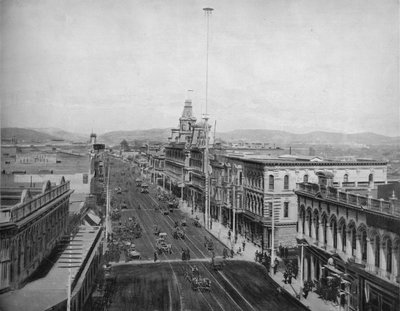 Main Street, Los Angeles, California, c1897. av Unbekannt