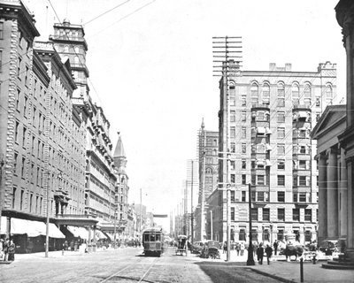 Main Street, Rochester, New York State, USA, c1900. av Unbekannt