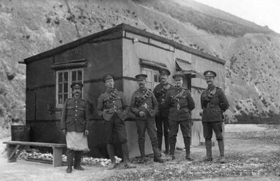 Hovedvakt, Royal Naval Depot, Fleet House og Archcliffe Fort, Dover, c1916 av Unbekannt