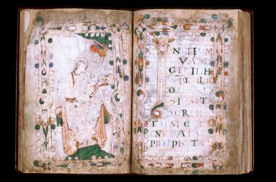Manche N* 067, Vil de Mortain, Treasure of the Saint Evroult collegiate church, Evangeliebok fra det 10. århundre. av Unbekannt