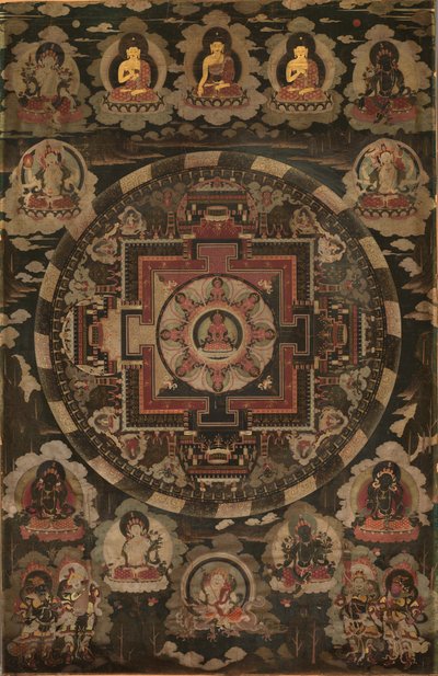 Mandala, tidlig på 1700-tallet. av Unbekannt