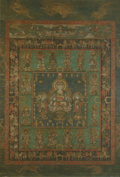 Mandala av Hannya Bosatsu, 1300-tallet. av Unbekannt