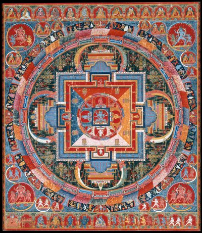Mandala av Jnanadakini, slutten av 1300-tallet. av Unbekannt
