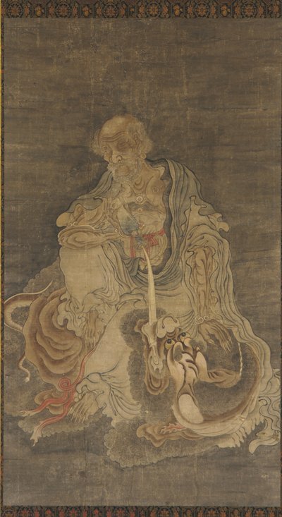 Manjushri sittende på en løve, 1368-1644. av Unbekannt
