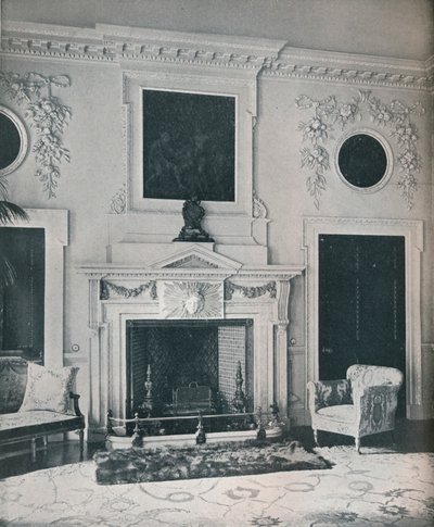 Mantelstykke i statens tegnestue, 1916 av Unbekannt