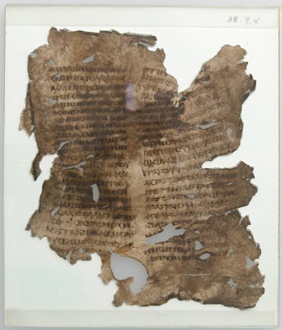 Manuskriptbladfragment, koptisk, 4.-7. århundre. av Unbekannt
