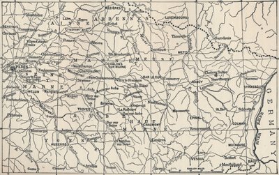 Kart over operasjonsfeltet i 1814, 1896 av Unbekannt