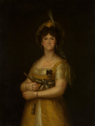Maria Luisa av Parma 1751-1819, dronning av Spania. av Unbekannt