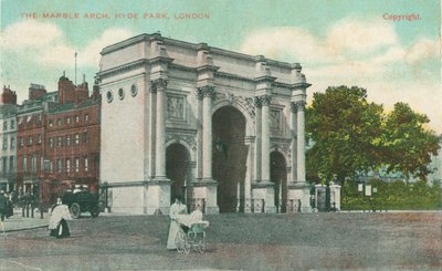 Marble Arch, Hyde Park, London av Unbekannt