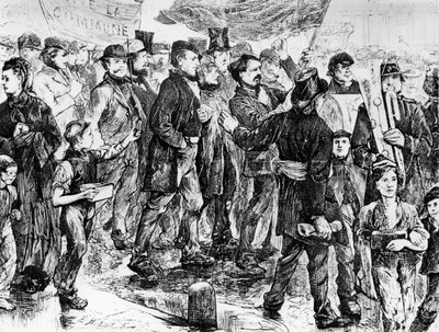 mars til fordel for kommunen, Paris kommune av 1871 av Unbekannt