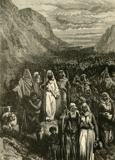 Israelittenes mars, 1890. av Unbekannt