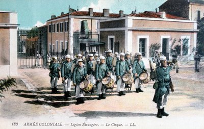 Marsjeband, French Foreign Legion, c1910 av Unbekannt