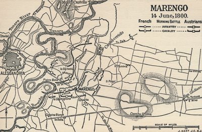 Marengo - 14. juni, 1800 Morning Battle, 1896 av Unbekannt